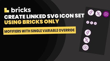 Bricks Builder: Create reusable and easily modifiable icon sets.