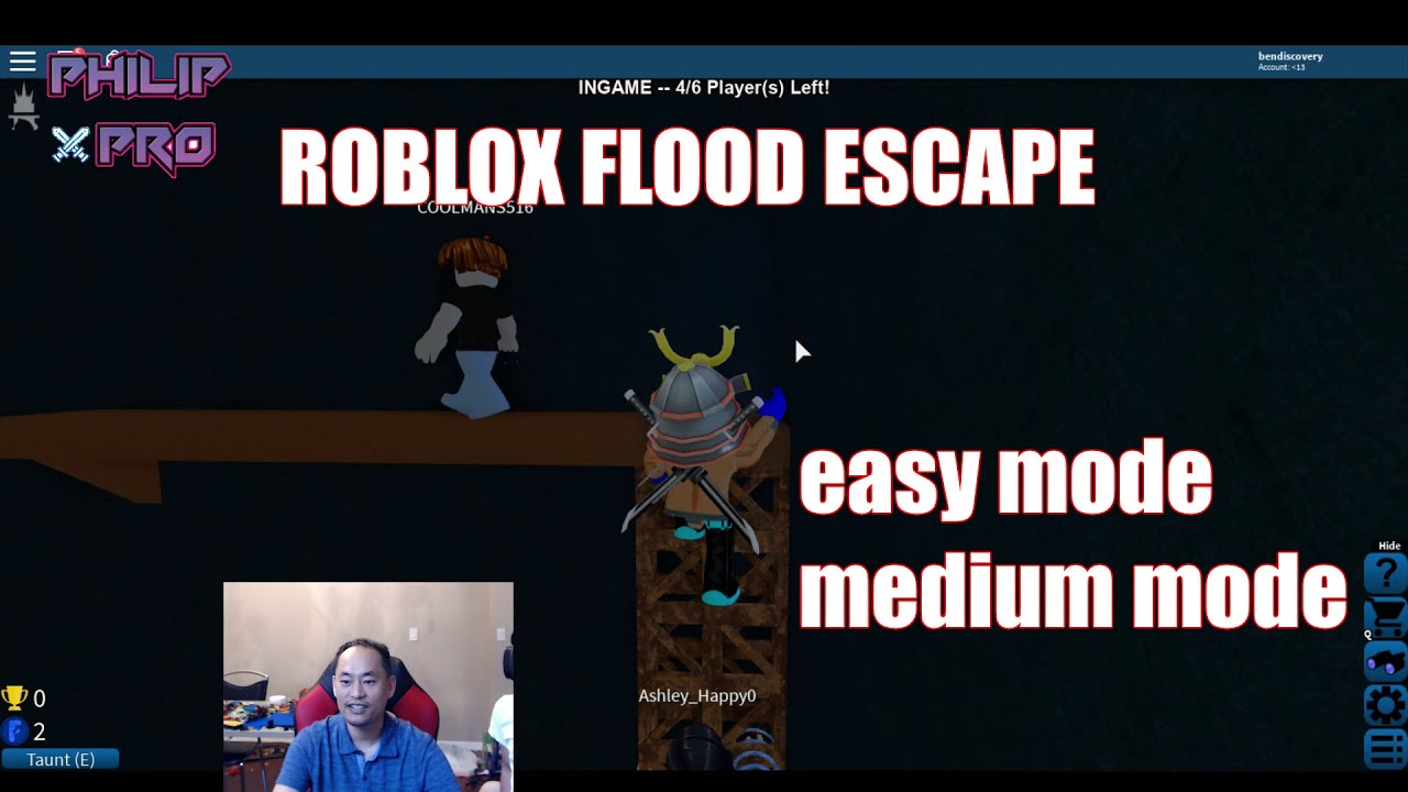 Roblox Flood Escape Easy Mode Medium Mode Ben Toys And Games Family Friendly Gaming And Entertainment - roblox flood escape 2 posts facebook