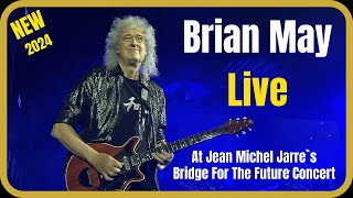 Amazing Brian May`s Live Performance In 2024 At Bridge For The Future Concert!