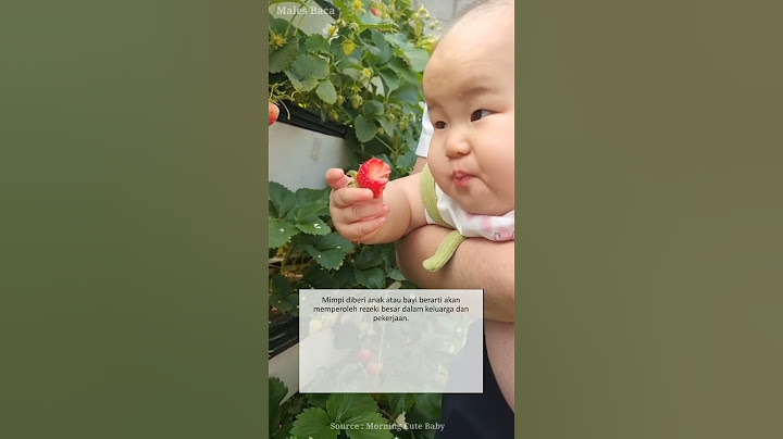 Arti Mimpi Dikasih Seorang Bayi