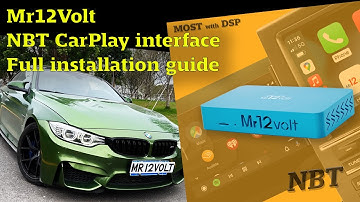 Mr12Volt MOST CarPlay interface NBTMD installation for BMW M4 2015 NBT HD 1080p
