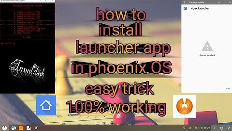 how to install launcher app in phoenix OS easy trick 1000%working