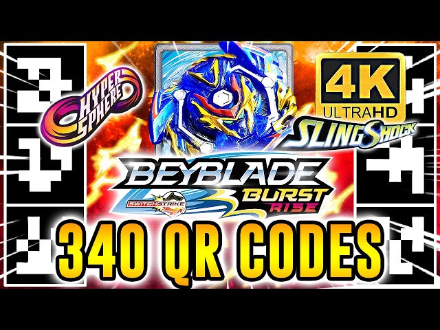 120 Beyblade burst QR codes ideas