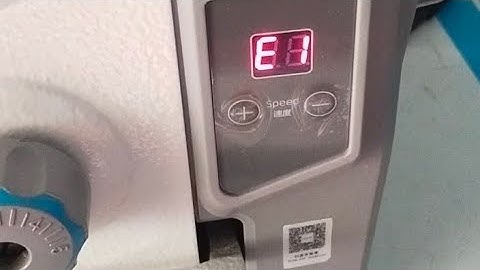 Jack f5 sewing machine e1 error 👍