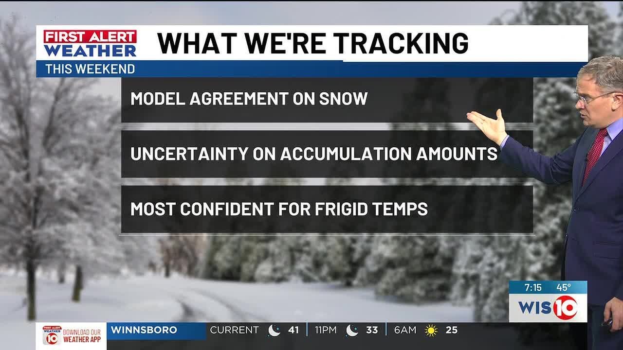 FIRST ALERT WEATHER DAYS for chance of snow this weekend and brutal ...
