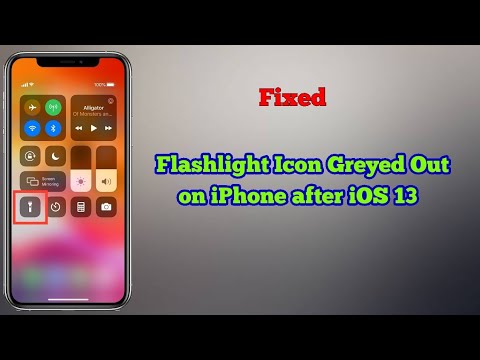 Flashlight Icon Greyed Out On Iphone And Ipad S Control Center In Ios 13 13 4 Fixed Youtube