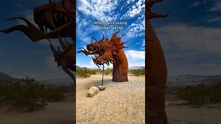 🐉 #borregosprings #metalsculpture #anzaborrego #artinstallation #california #southerncalifornia