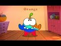 Om Nom gets painted in different colors / Learn English with Om Nom / Educational Cartoon