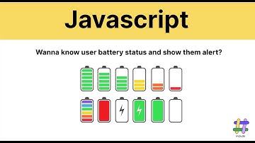 Accessing User Battery Status with JavaScript | JavaScript Tutorial