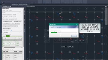 FireCAD Version 2021 Automatically Draw Circuit Paths