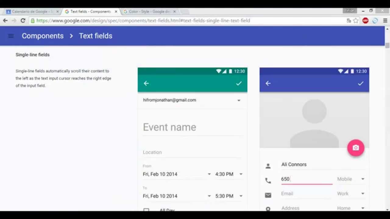 Textfield Material Design In Javafx - Youtube