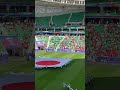 Amazing indonesian fans sing anthem before japan vs indonesia in 2023 asian cup qatar at thumama