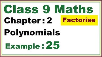 Example (25) Chapter:2 Polynomials | Ncert Maths Class 9