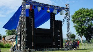 Persiapan Bj hunter pro audio Live Dj Mytha at Batuaji Kediri