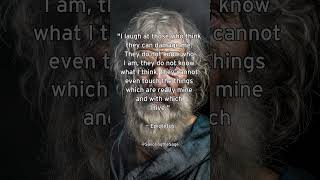 Laughing at Those Who Think They Can Damage You – Epictetus – Stoicism
