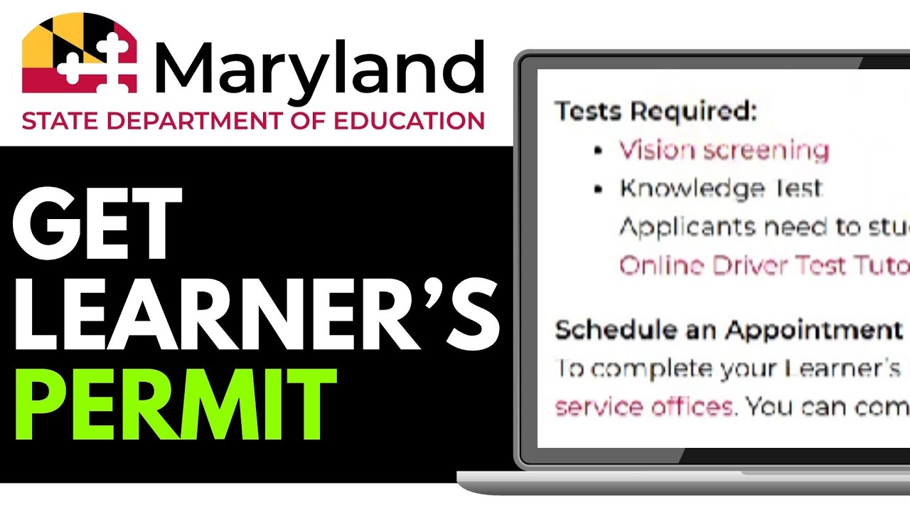 How to Get Learner’s Permit in Maryland 2026 (Step-by-Step-Guide) - YouTube