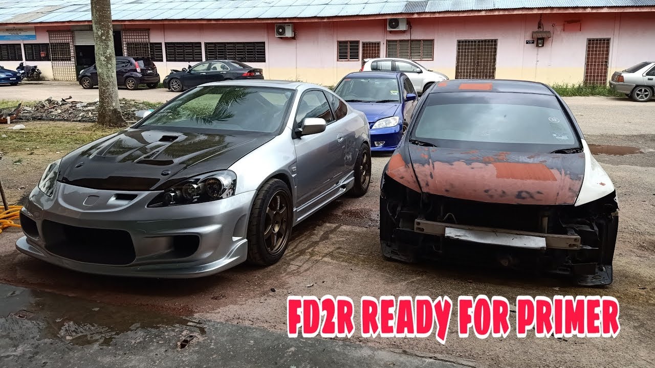 civic fd type r repaint part : 4 - YouTube