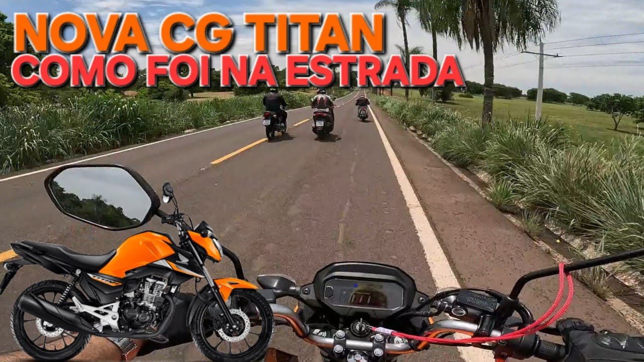 CG 160 2025 TESTE NA ESTRADA