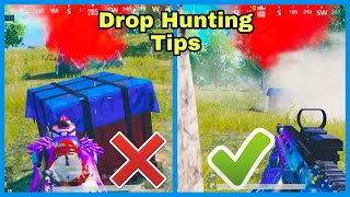 HOW TO LOOT A AIRDROP PROPERLY IN PUBG MOBILE | AIRDROP HUNTING TIPS IN PUBG MOBILE | DROP LOOT TIPS