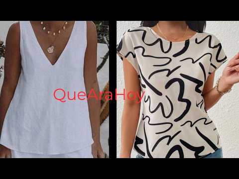 2 different blouse models from 1 pattern