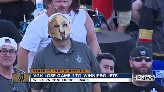 Golden Knights lose Game 1 of Western Conference FInals