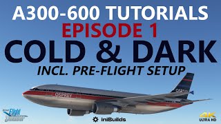 Inibuilds A300-600 Tutorials Episode 1 - Cold Dark To Engine Start 4K