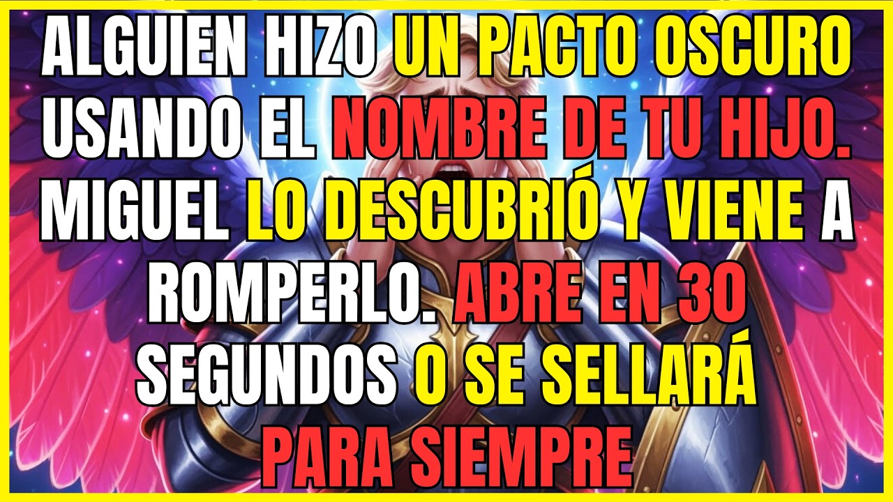 MIGUEL ROMPE PACTOS: TU HIJO BAJO HECHIZO