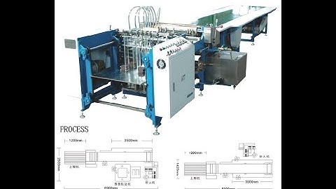 ZX-650A Innovo automatic feeding paper glue machine with conveyor/automatic paper gluing machine