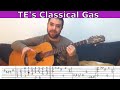 Tutorial: Classical Gas (Tommy Emmanuel) - Guitar Lesson w/ TAB | LickNRiff