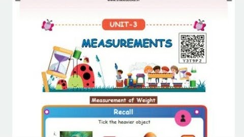 3rd std Maths - Term 2 - Unit 3 - Measurements