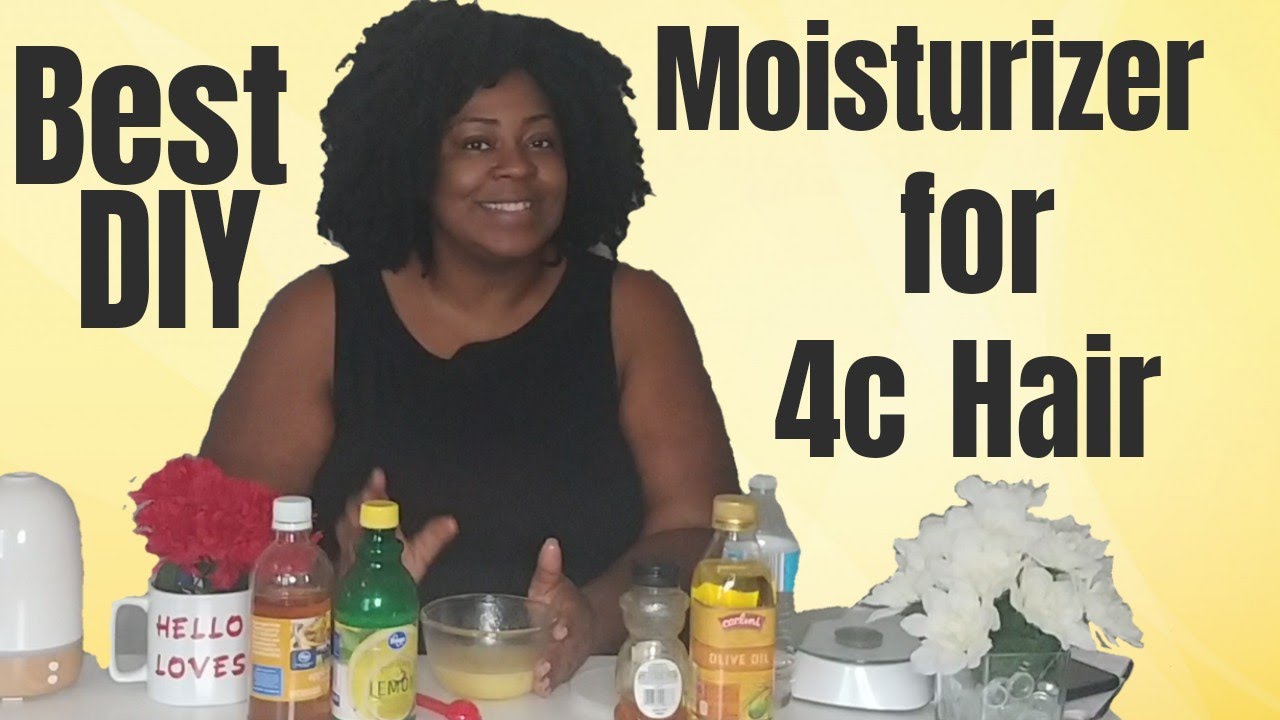 DIY Natural Moisturizing Oil for EXTREMELY FAST 4C Hair GROWTH YouTube