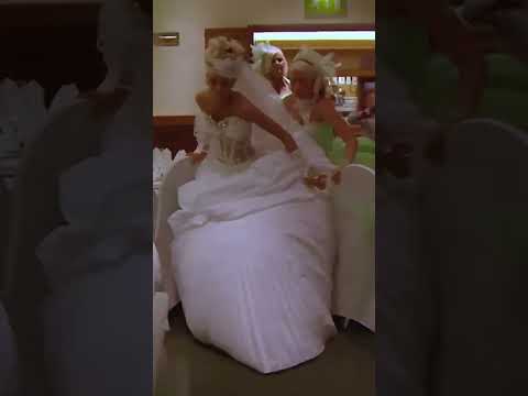 Gypsy Bride Faints Under Weight Of Her 10 Stone Dress!