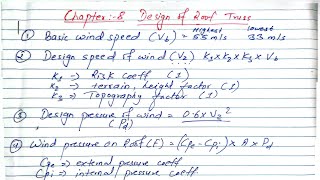 Chapter:8 | Design Of Roof Truss | #neb12 #rccandsteel #prashantyt #designpressureofwind
