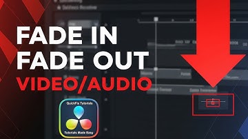 How to Fade In and Fade Out? | DaVinci Resolve Tutorials for Beginners