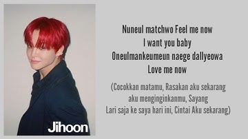 TREASURE - B.O.M.B Lyrics with translation (INA)