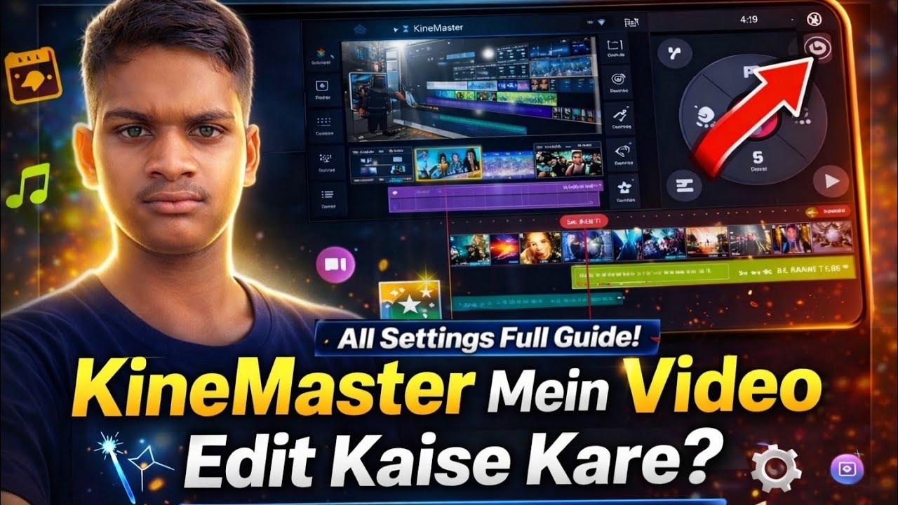 Kinemaster main video edit kaise karen | all setting full guide | video edit Karen @AMDahem 