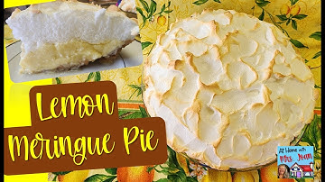 Lemon Meringue Pie (Lemon Icebox Pie)