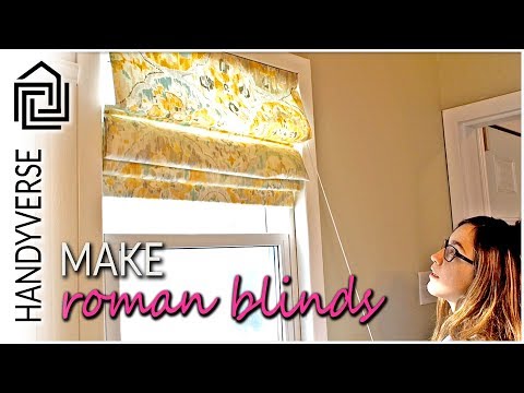 Video: How To Make Blinds From Wallpaper With Your Own Hands