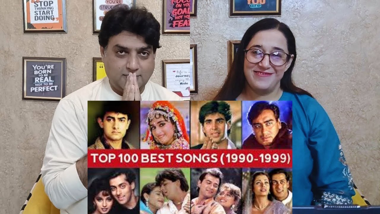 Pakistani Couple Reacts to Top 100 Indian Songs of the 90s | 1990–1999 Mega Hits!