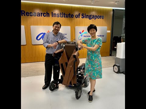Singapore's latest robot helps the elderly to exercise and can prevent falls