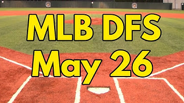 May 26 Top MLB DFS play on 10 000 Simulations in Excel Spreadsheet and hr stats