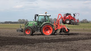 Brouwgerst zaaien met Fendt 312 Vario Profi en Kongskilde Profiline zaaimachine (2023)