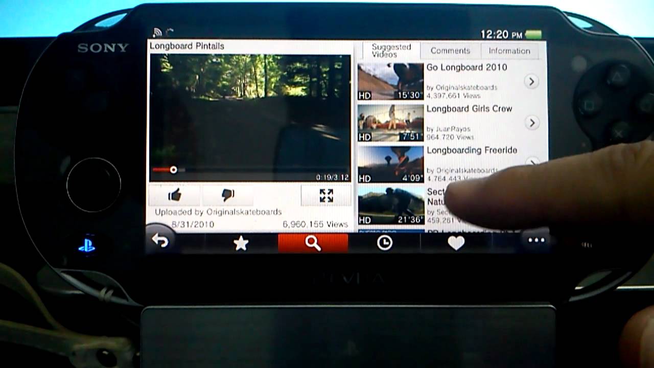 Ps Vita Youtube App Review YouTube
