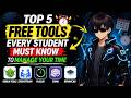 “5 FREE Tools Students Are Not Using (Save 10+ Hours Every Week)”
