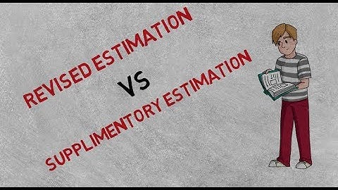 Differences between Revised & Supplimentory Estimation//crack competitive