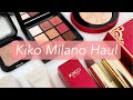 KIKO MILANO MAKEUP HAUL | Unboxing & Swatches | Dolce Diva, Holiday Fable, Eyeshadow Palette