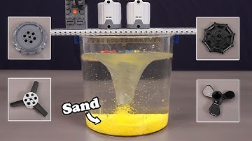 Creating BIGGEST Sand Tornado Underwater with LEGO Propellers