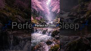 🌸💧 Sakura Stream Rain for Deep Sleep | Cherry Blossom River ASMR (4K)
