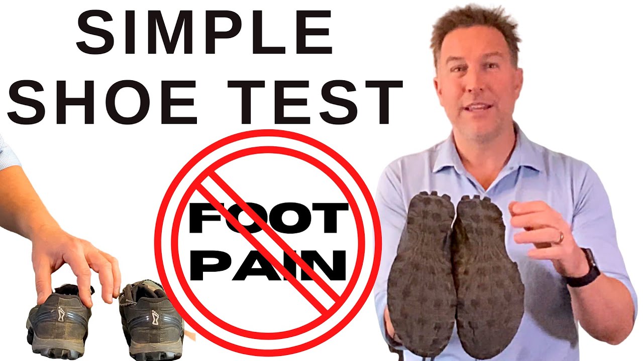 Shoes Causing Your Foot Pain? Simple 30-Sec DIY Shoe Wear Test - YouTube