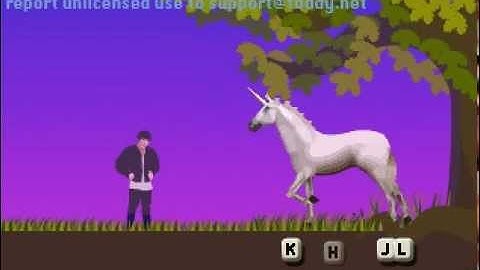 CLOP (QWOP but with a unicorn!)